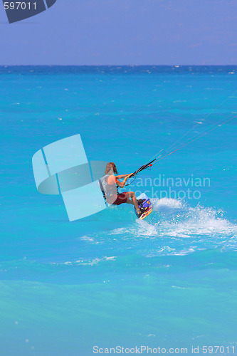 Image of kite boarder