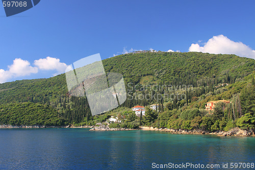 Image of Nidri on Lefkas island Greece