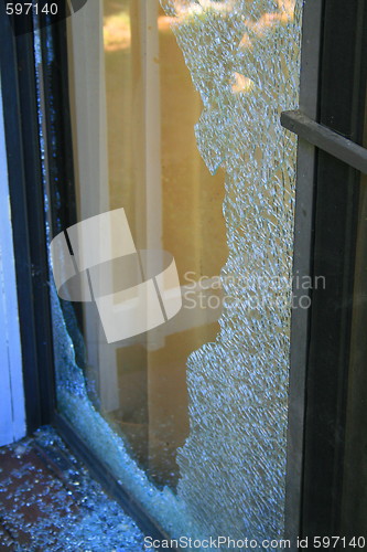 Image of Broken Glass Door