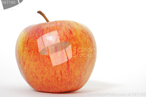 Image of apple on white