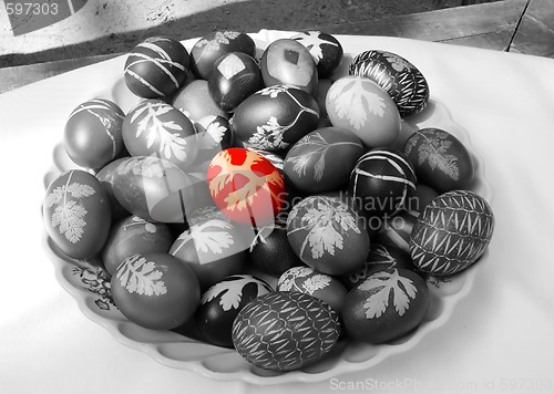 Image of Coloring Easter eggs