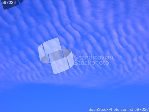 Image of Blue sky background