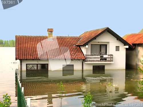 Image of Flood - house in water