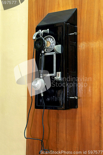 Image of Old pay phone