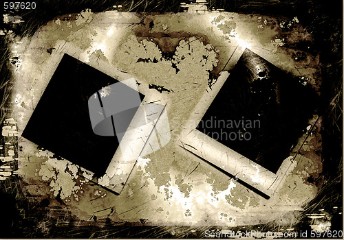 Image of grunge photograph image