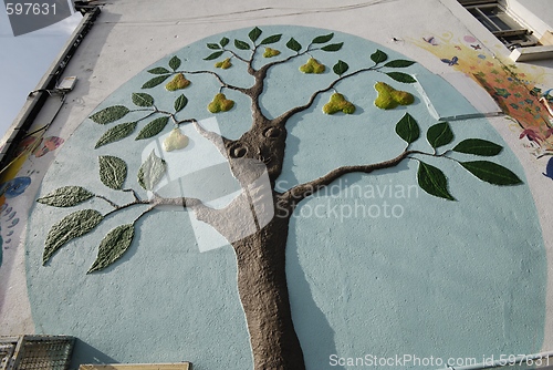 Image of Tree on a wall.