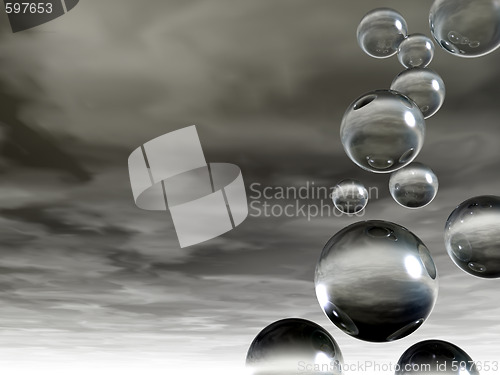 Image of glass bhubbles