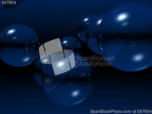 Image of blue bubbles