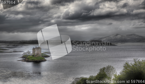 Image of Castle Stalker in Scotland