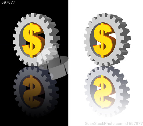 Image of dollar gear