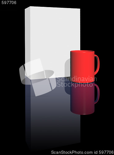 Image of blank box and mug