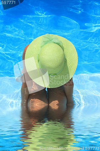 Image of Pretty blonde woman 