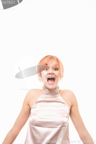 Image of happy young woman