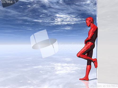 Image of red man