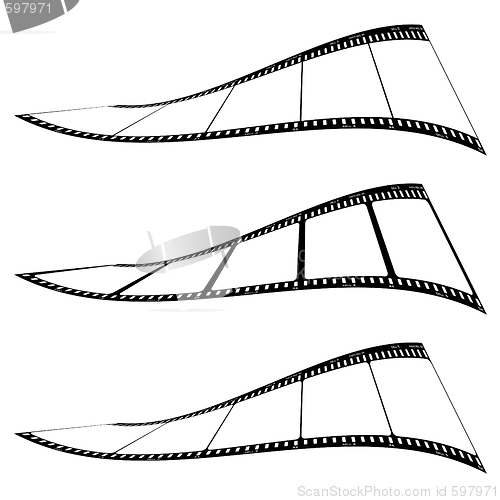 Image of photo film strip twist