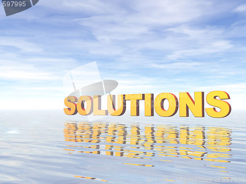 Image of solutions
