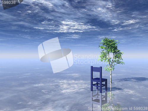 Image of tree and chair