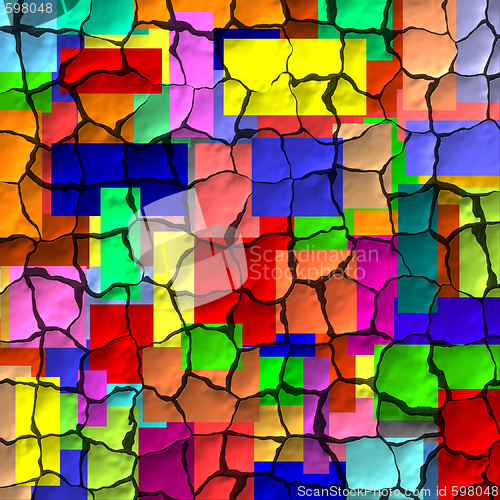 Image of Colorful Cracks