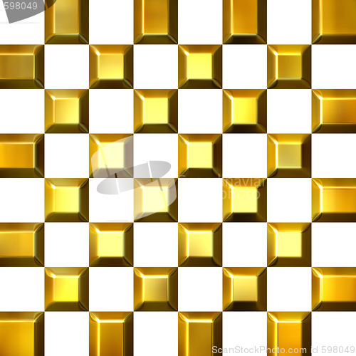 Image of 3D Golden Tiles