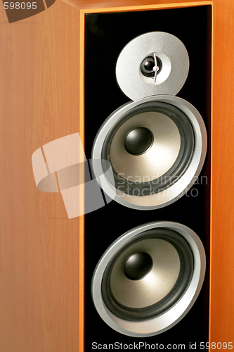 Image of Wooden speakers