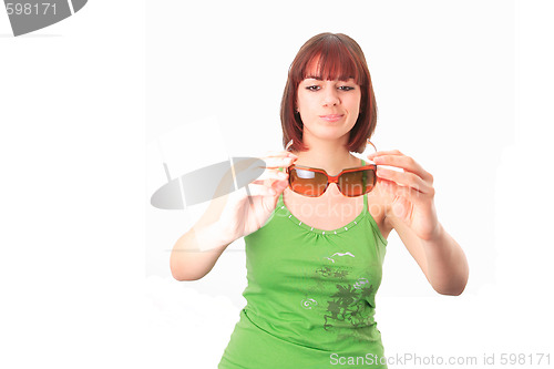 Image of beautiful young businesswoman