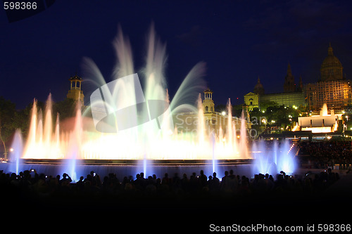 Image of Magic fountain in Barcelona, Spain
