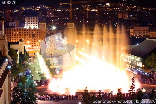 Image of Magic fountain in Barcelona, Spain