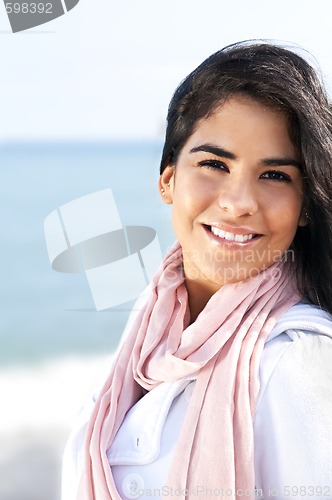 Image of Young native american woman