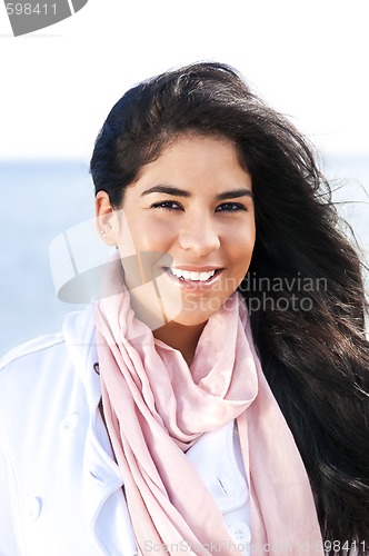 Image of Young native american woman