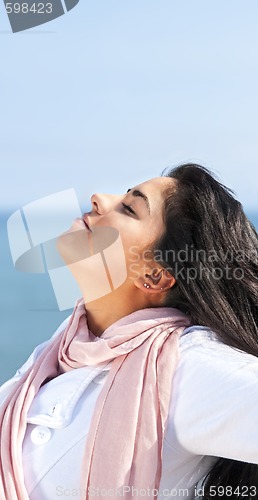 Image of Young native american woman