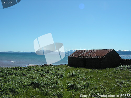 Image of irish sea and sky