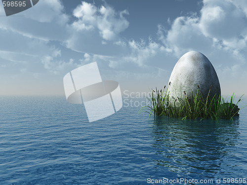 Image of stone egg