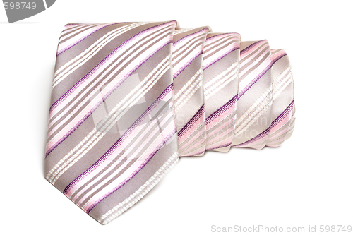 Image of Rose striped tie