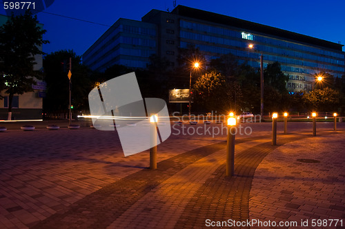 Image of night quay