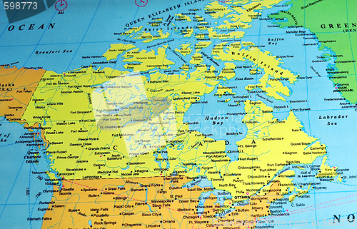 Image of Canada map