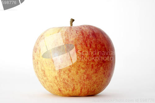 Image of apple on white