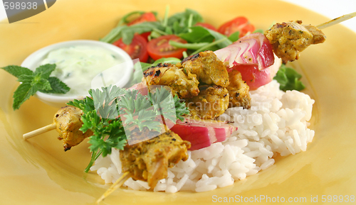 Image of Tandoorie Chicken Kabobs