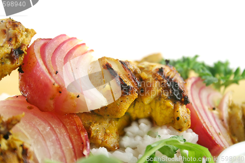 Image of Chicken And Onion Tandoori Skewers