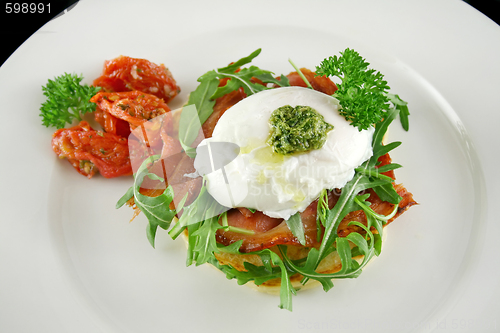 Image of Poached Egg Pesto 1