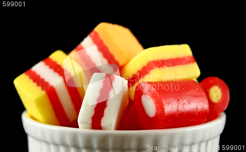 Image of Candies In A Bowl