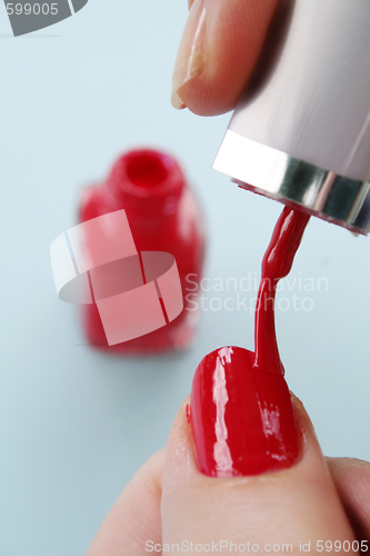 Image of Painting Fingernails