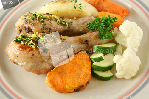 Image of Chicken Drumsticks And Vegetables 4