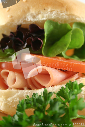 Image of Ham And Salad Roll 7