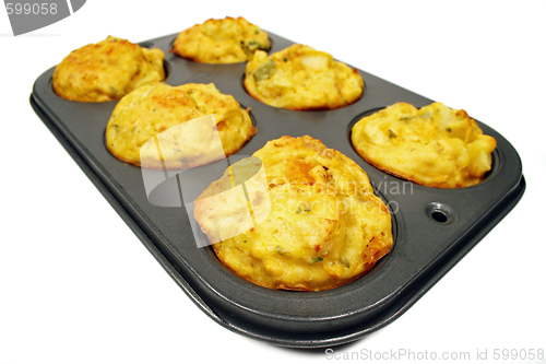 Image of Freshly Baked Vegetable Muffins