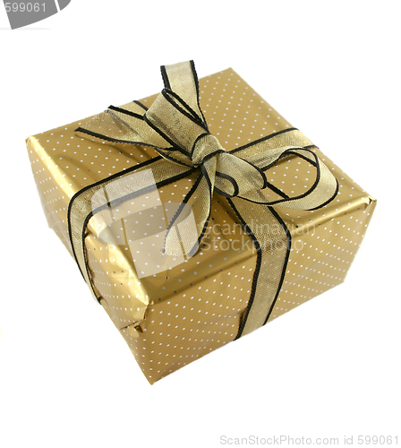 Image of Gold Wrapped Gift