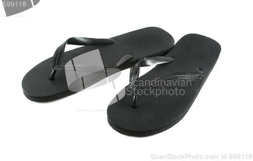 Image of Black Flip Flops