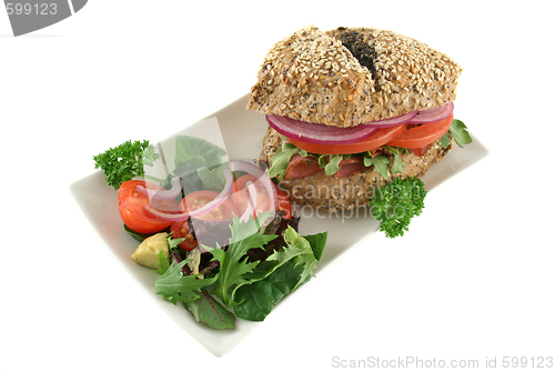 Image of Wholegrain Salad Roll 1