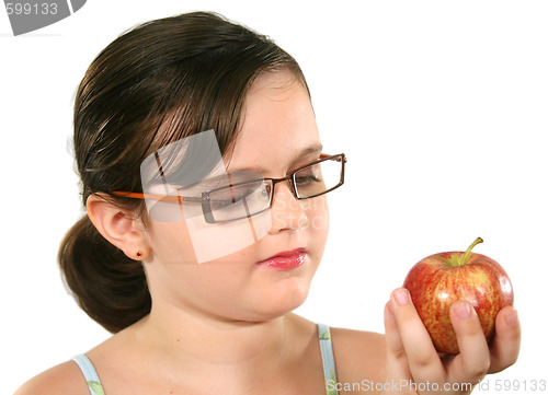 Image of Child With Apple