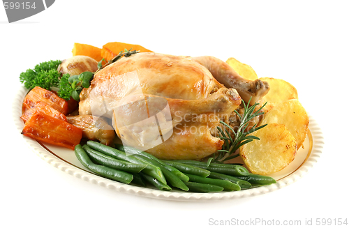 Image of Roast Chicken And Vegetables