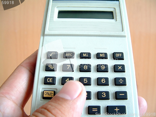 Image of The use of calculator